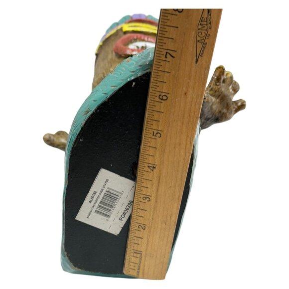 Kahuna Tik Surfer Dude Resin 15 inch Statue Perfect Tiki Bar Decor - Picture 9 of 11